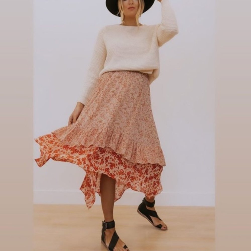 Free People Zuma Midi Skirt - Picture 2 of 11